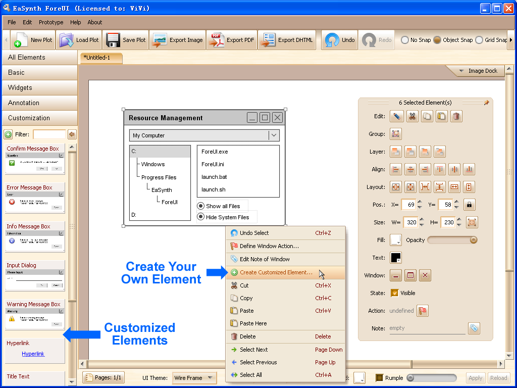 Rapid Prototyping With ForeUI